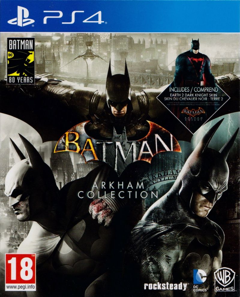Batman Arkham Collection box art for Playstation 4